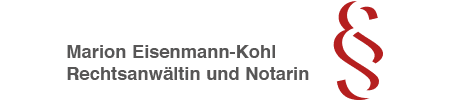Marion Eisenmann-Kohl – Fachanwältin für Arbeits-, Erb- und Familienrecht