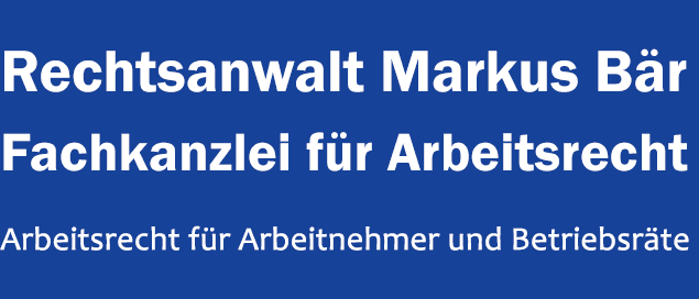 Fachanwalt für Arbeitsrecht – Markus Bär