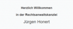 Rechtsanwalt Jürgen Honert