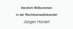 Rechtsanwalt Jürgen Honert Rechtsanwalt Jürgen Honert