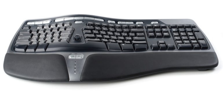 ergonomische tastatur test