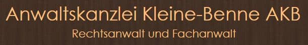 Anwaltskanzlei Kleine-Benne Fachanwalt Hans Kleine-Benne Anwaltskanzlei Kleine-Benne Fachanwalt Hans Kleine-Benne