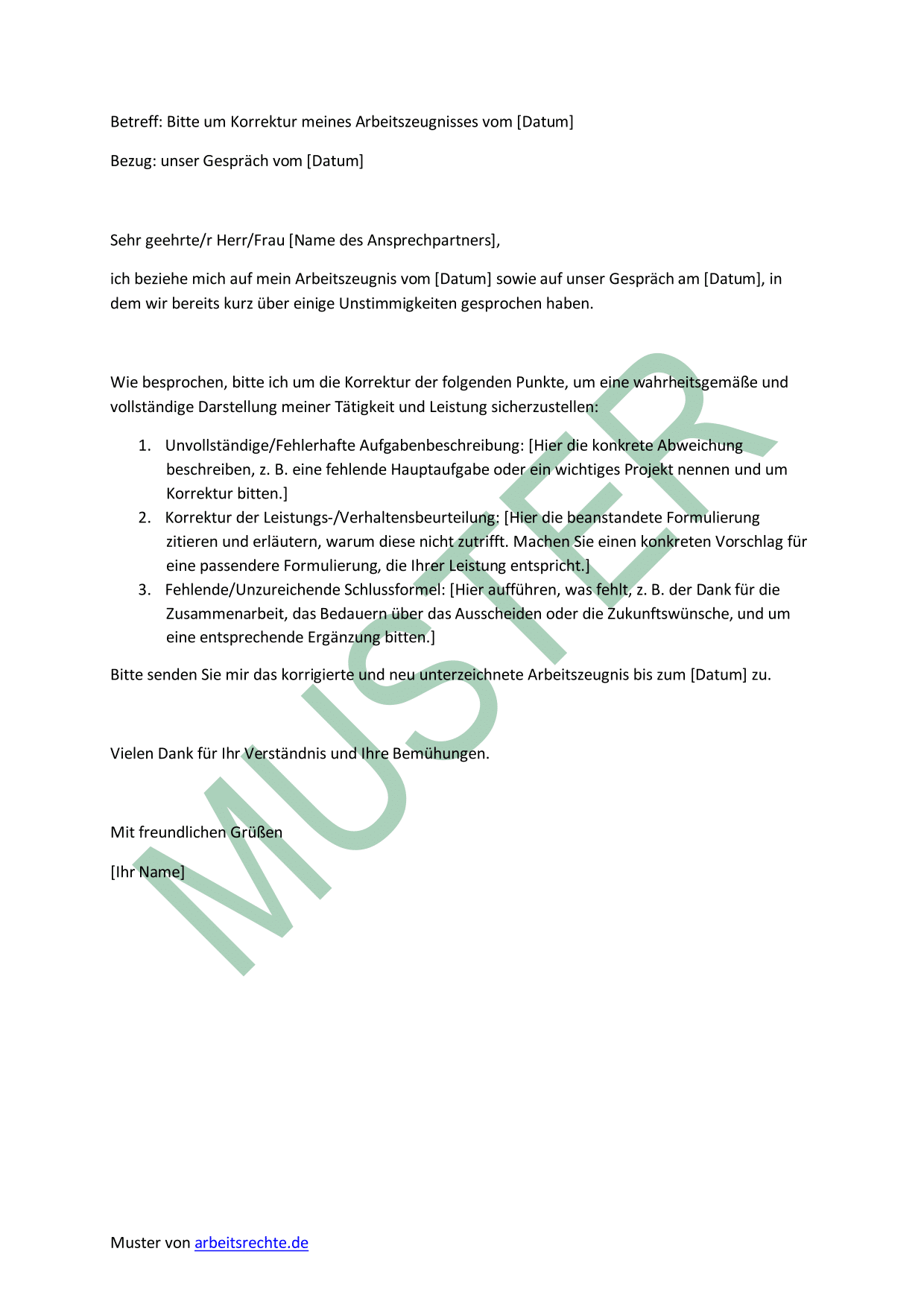 muster-arbeitszeugnis-korrigieren-lassen