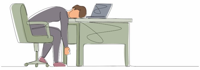 Statistik über die innere Kündigung: 78 % der Beschäftigten machten 2024 laut Gallup-Studie nur noch Dienst nach Vorschrift.