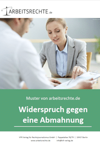Muster eines Widerspruchs gegen eine Abmahnung