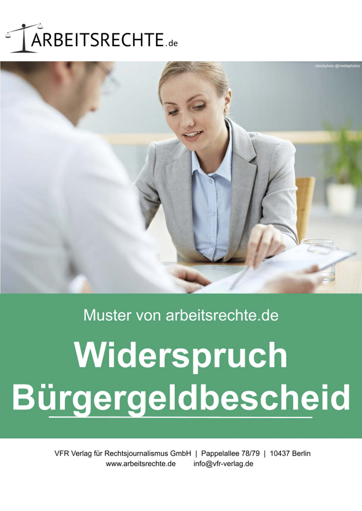 Muster eines Widerspruchs gegen den Bürgergeld-Bescheid